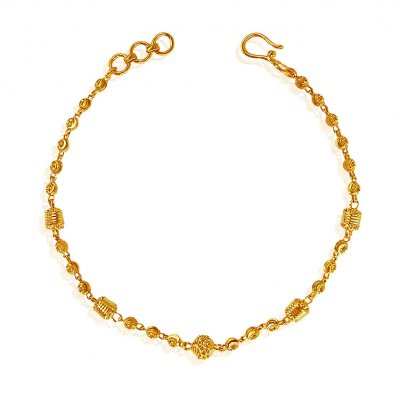 22K Gold Balls Bracelet ( Ladies Bracelets )