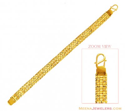 22k Gold Mens Bracelet ( Men`s Bracelets )