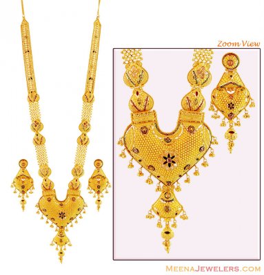 22K Gold Patta Haar Set ( Bridal Necklace Sets )