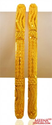 22Kt Gold Bangles(2 Pc) for Ladies ( Gold Bangles )