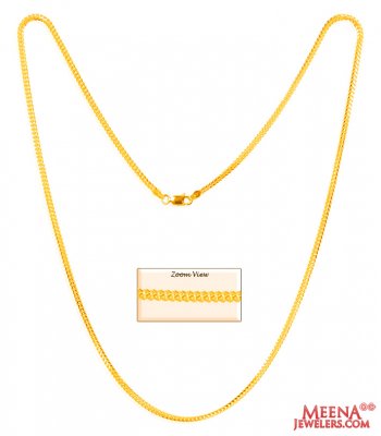 22Kt Gold Fancy Chain for Mens ( Men`s Gold Chains )