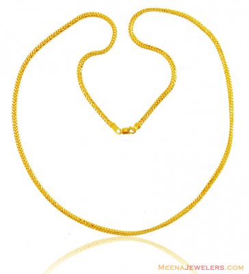 22K Mens Solid Chain ( Men`s Gold Chains )
