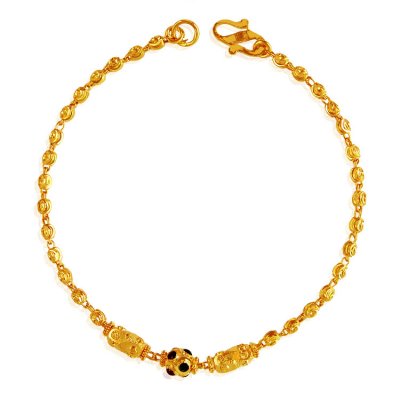 22 Karat Gold Ball Bracelet ( Ladies Bracelets )