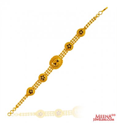 Indian Meenakari Bracelet 22K ( Ladies Bracelets )