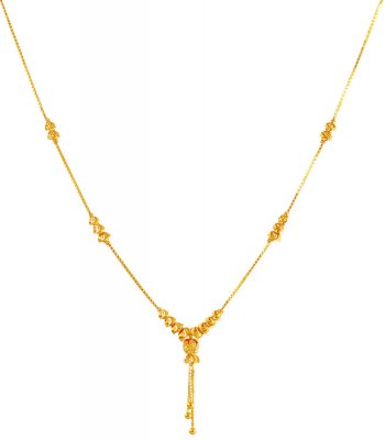 22K Gold Dokia Chain 16 In ( 22Kt Gold Fancy Chains )