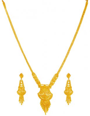 22kt Gold Patta Haar Set ( Bridal Necklace Sets )