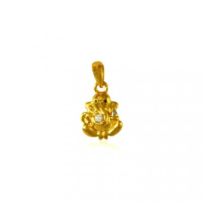 22Kt Gold Ganpati Jee Pendant ( Ganesh, Laxmi and other God Pendants )