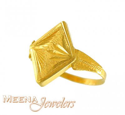 22Kt Gold Baby Ring ( 22Kt Baby Rings )