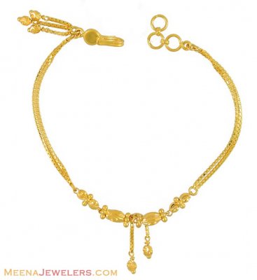 Indian Gold Bracelet (22Kt) ( Ladies Bracelets )