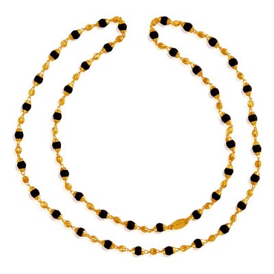 22 Karat Gold Holy Tulsi Mala ( 22Kt Long Chains (Ladies) )