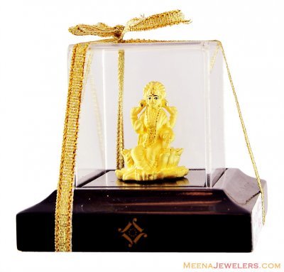 24 Karat Gold Goddess Laxmi Murti  ( Ganesh, Laxmi, Krishna and other Gods )