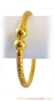 Gold Fancy Pipe Kada 22K  ( Kadas )