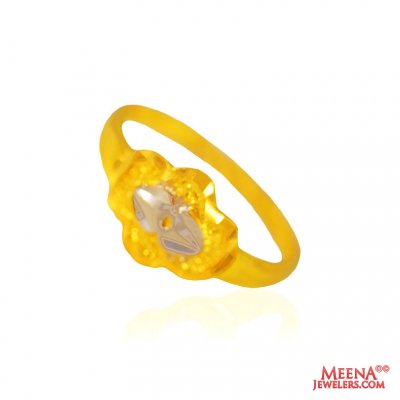 22kt Gold Baby Ring for kids ( 22Kt Baby Rings )