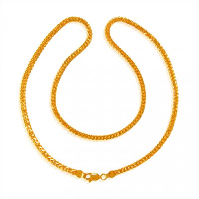 22kt Gold Chain 18 Inches ( Plain Gold Chains )