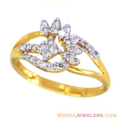 Elegant Ladies Diamond Ring 18K ( Diamond Rings )