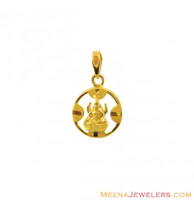 22k Gold Laxmi Pendant ( Ganesh, Laxmi and other God Pendants )