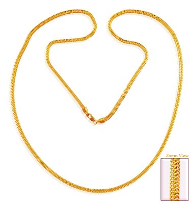 22k Yellow Gold Long Chain ( Men`s Gold Chains )