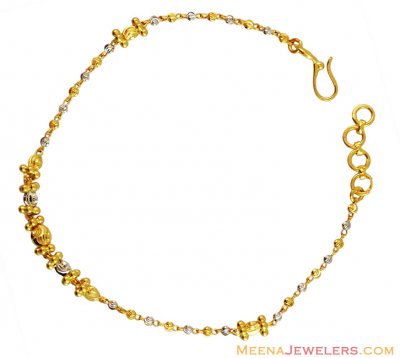 22k Gold Ladies Fancy Bracelet desi ( Ladies Bracelets )