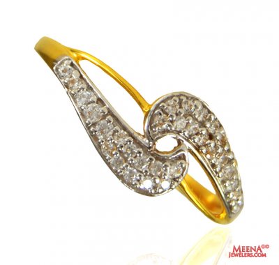 22 Kt Gold Signity Ring ( Ladies Signity Rings )