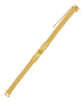 22Kt Gold Om Bracelet ( Men`s Bracelets )