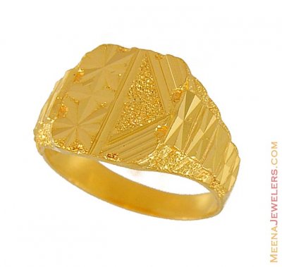 Mens Exquisite Gold Ring ( Mens Gold Ring )