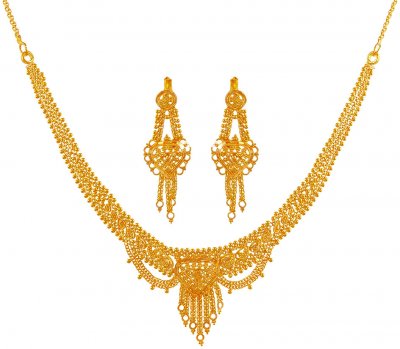 Traditional 22K Necklace Set ( 22 Kt Gold Sets )