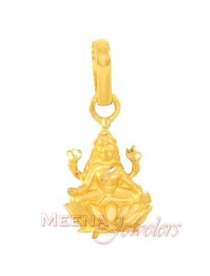 22Kt Gold Laxmi Pendant ( Ganesh, Laxmi and other God Pendants )