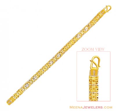 22K Gold Mens Bracelet  ( Men`s Bracelets )