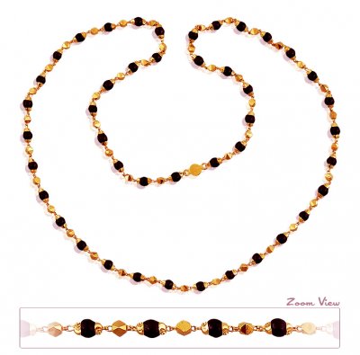 22k Gold Holy Tulsi Mala (24in) ( 22Kt Long Chains (Ladies) )