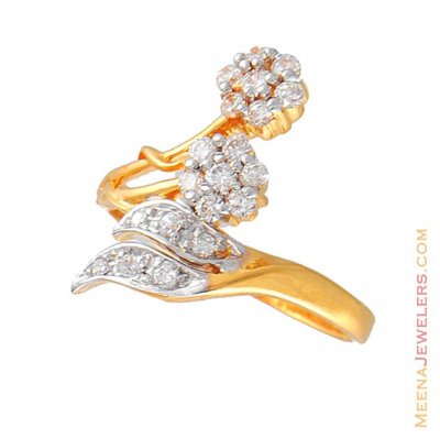 Signity Ring With Two Tone ( Ladies Signity Rings )