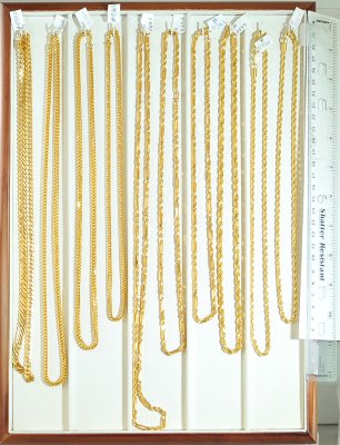 10 Chains (22Karat Gold) ( Men`s Gold Chains )