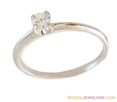 18K Solitaire Sophisticated Ring ( Diamond Rings )