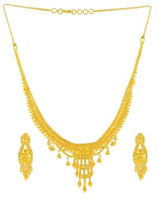 Gold Necklace and Earrings Set ( Light Sets )