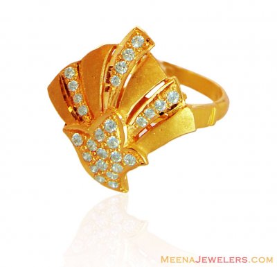 22K Gold Fancy Ladies Ring ( Ladies Signity Rings )