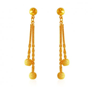 Ladies Earrings (22K Gold) ( Long Earrings )