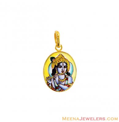 22k Lord Krishna Pendant ( Ganesh, Laxmi and other God Pendants )