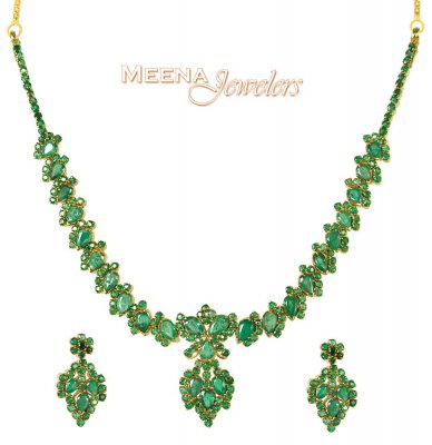 Emerald Necklace Set ( Emerald Necklace Sets )