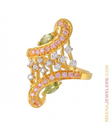 Ladies Ring With Star Signity ( Ladies Signity Rings )