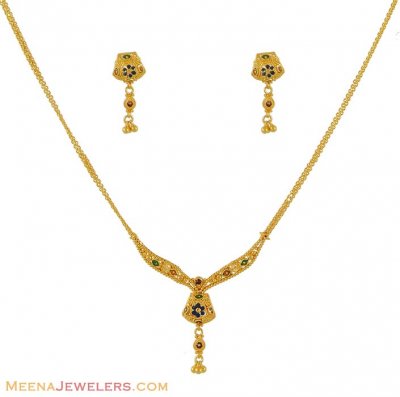 Light necklace set(22k Gold) ( Light Sets )