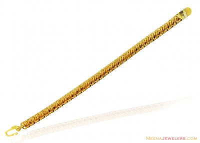Thick 22k Gold Mens Bracelet ( Men`s Bracelets )