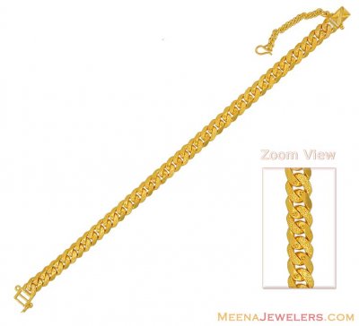 Gold Bracelet(HighShine)  ( Men`s Bracelets )