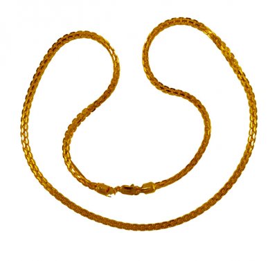 22 Kt Gold Mens Chain (20 In) ( Men`s Gold Chains )