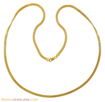 22 Kt Gold Chain (24 Inches) ( Men`s Gold Chains )