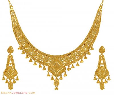 Necklace Set ( 22k Gold) ( 22 Kt Gold Sets )
