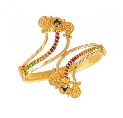 Indian Fancy Ring (22K Gold) ( Ladies Gold Ring )