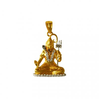 22 Kt Gold Lord Shankar Pendant ( Ganesh, Laxmi and other God Pendants )