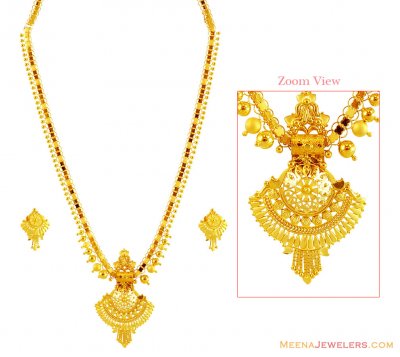 22k Traditional Necklace Set  ( 22 Kt Gold Sets )