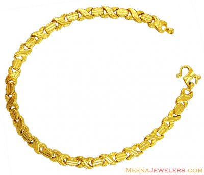 22K Fancy Gold Ladies Bracelet  ( Ladies Bracelets )