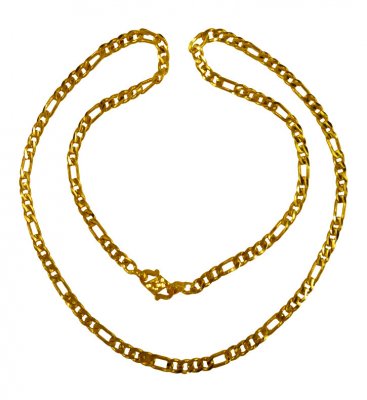 22 Kt Gold Chain 22 In ( Men`s Gold Chains )