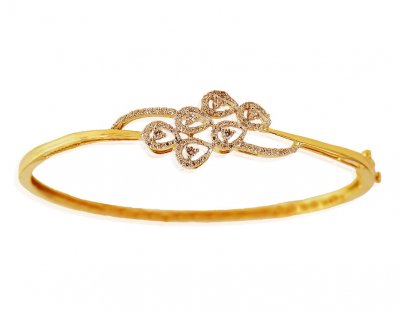 18 Karat Gold Diamond Bracelet ( Diamond Bangles )